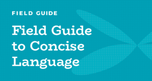 Field guide to concise language