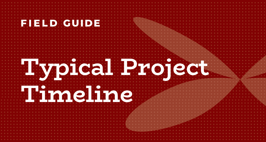 Typical project timeline