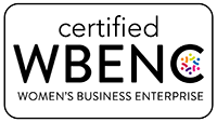 Certified WBENC (Women's Business Enterprise) seal